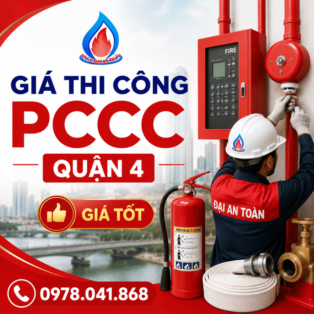 PCCC Quận 4 – Thi Công, Lắp Đặt PCCC Giá Tốt