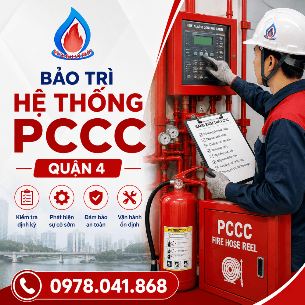 PCCC Quận 4 – Thi Công, Lắp Đặt PCCC Giá Tốt