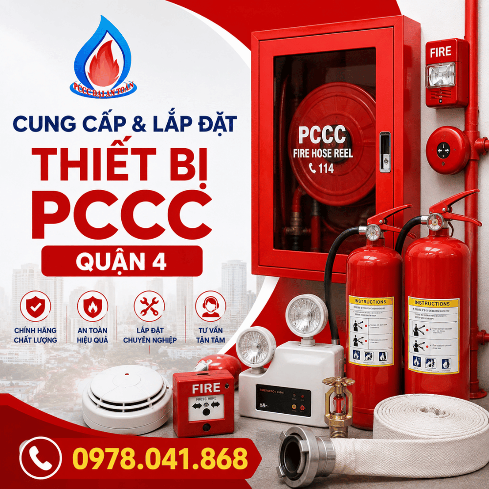 PCCC Quận 4 – Thi Công, Lắp Đặt PCCC Giá Tốt